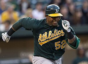 Yoenis Céspedes on April 27, 2012