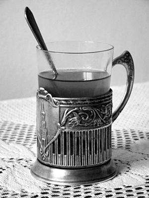 01464 vintage Russian Soviet silver cup tea holder