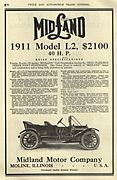 1911 Midland Motors Ad Cycle and Auto journal