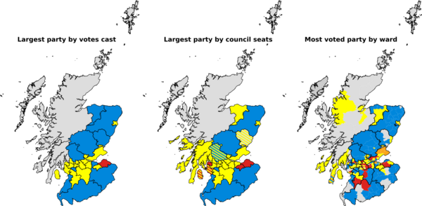 2017 Scottish local elections - Ward and Council Control