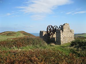 Abandoned drumhouse at Graig Wen (geograph 2665132)