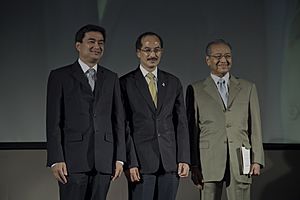 Abhisit and Mahathir 2012