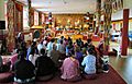 Aldershot Buddhist Centre seated