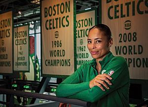 Allison Feaster at the Celtics’ Auerbach Center; Photograph by Stu Rosner.jpg
