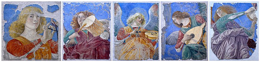 Angels Melozzo (Pinacoteca Vaticano) 1