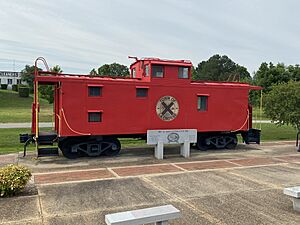 Antique Caboose at La Crosse, Virginia