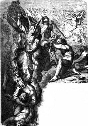 Asen gegen die Wanen by Karl Ehrenberg