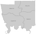 Autauga County, Alabama census divisions, 1990-2020