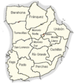 Barrios of Morovis, Puerto Rico locator map