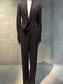 Black suit by Alexander McQueen, Savage Beauty exhibition