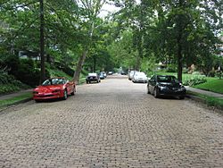 Brick street in Swissvale