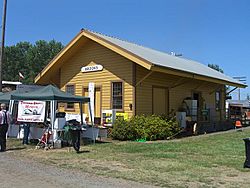 Brooks' historic railroad depot