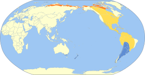 Calidris melanotos map.svg
