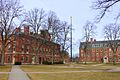 Campus view, half mast - Phillips Academy Andover - Andover, Massachusetts - DSC05372