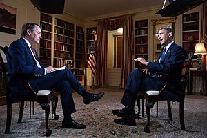 Charlie Rose interviews Barack Obama