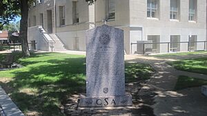 Confederate monument, Eastland, TX IMG 6426