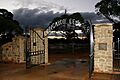 Coolgardie Cemetery gates, June 2008