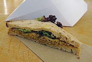 Coronation chicken sandwich unwrapped 01.02.2012 15-34-38