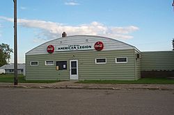 American Legion post in Crystal, North Dakota