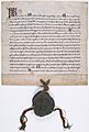 Donation faite par le roi de France Philippe IV Le Bel aux chapelains et marguilliers de la Sainte-Chapelle du palais à Paris - Archives Nationales - AE-II-293