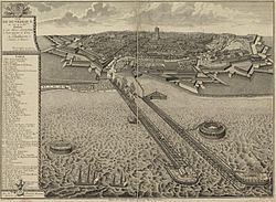 Dunkerque côté mer vers 1700-1710