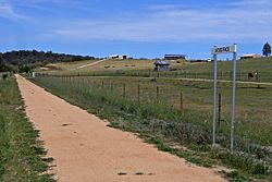 EG Rail Trail looking south at Mossiface, 18.10.2008