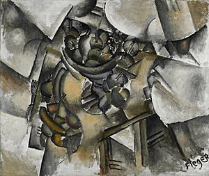 Fernand Léger, 1910-11, Le compotier (Table and Fruit), oil on canvas, 82.2 x 97.8 cm, Minneapolis Institute of Arts
