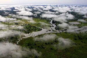 Garamba National Park overhead