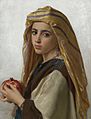 Girl with a pomegranate, by William Bouguereau