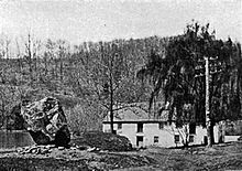 Gulph Mill which supplied grain to George Washington's army. Photograph c. 1922