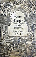 Gustav Vasas bibel 1541 - title page