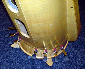 Harp pedals bigger