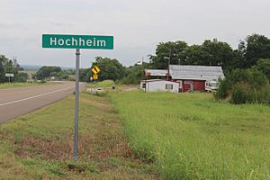 Entering Hochheim