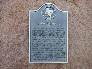 Hungerford TX Quinan Marker