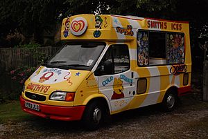 Ice Cream Van at Heath Village Fete, Derbyshire