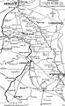 Illustration of the German retirement to the Siegfriedstellung (Hindenburg Line), 1917