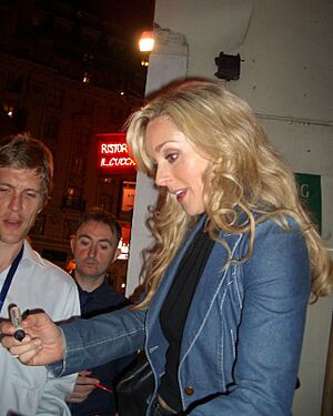 Jane Krakowski, Guys and Dolls signing, London
