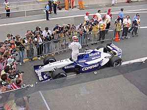 Juan Pablo Montoya Pole Montreal GP 2002
