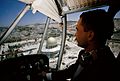 King Hussein flying over Temple Mount when it was under Jordanian control