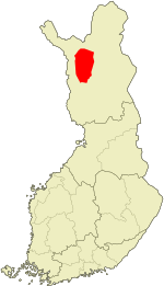 Location of Kittilä in Finland
