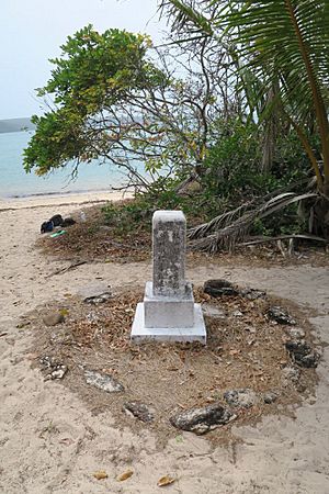 Kobori Ichimatsu's grave, north grave area, facing east (2017)