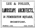 Lee PembertonSq BostonDirectory 1868