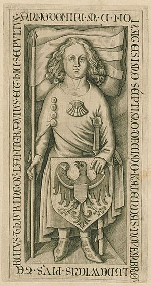 Grave plate of Louis III, Landgrave of Thuringia