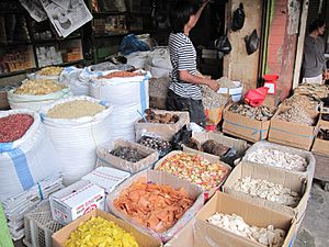 Market in Curup Bengkulu Indonesia