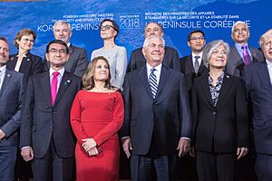 Ministers at the Korean Penninsula Summit in Vancouver, Canada - 2018 (27964298459)