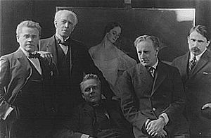 Moskvin, Stanislavsky, Chaliapin, Kachaloc, Sorine 1923