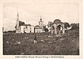 Mosque and Clocktower in Enice Vardar Old Postcard