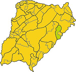 Location of Alvear in Corrientes Province