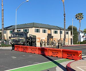 National Guard in Santa Monica