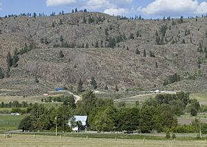 Outcropping near Riverside WA